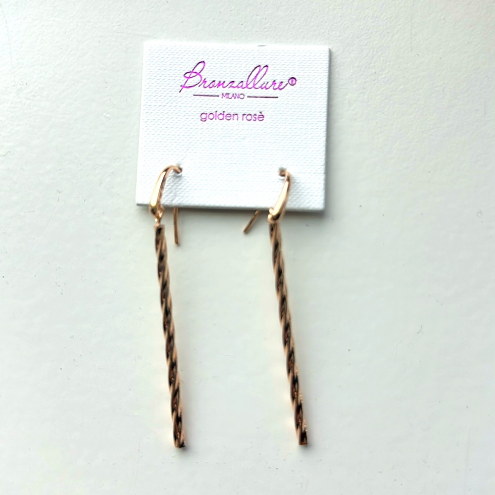 Golden Rose Earrings